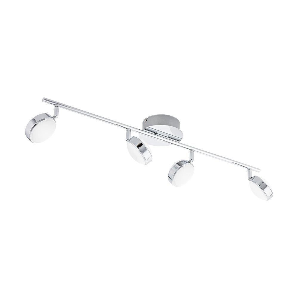 EGLO Salto 4-Light Chrome dimmable Modern/Contemporary Bar in the Fixed Track Lighting Kits at Lowes.com