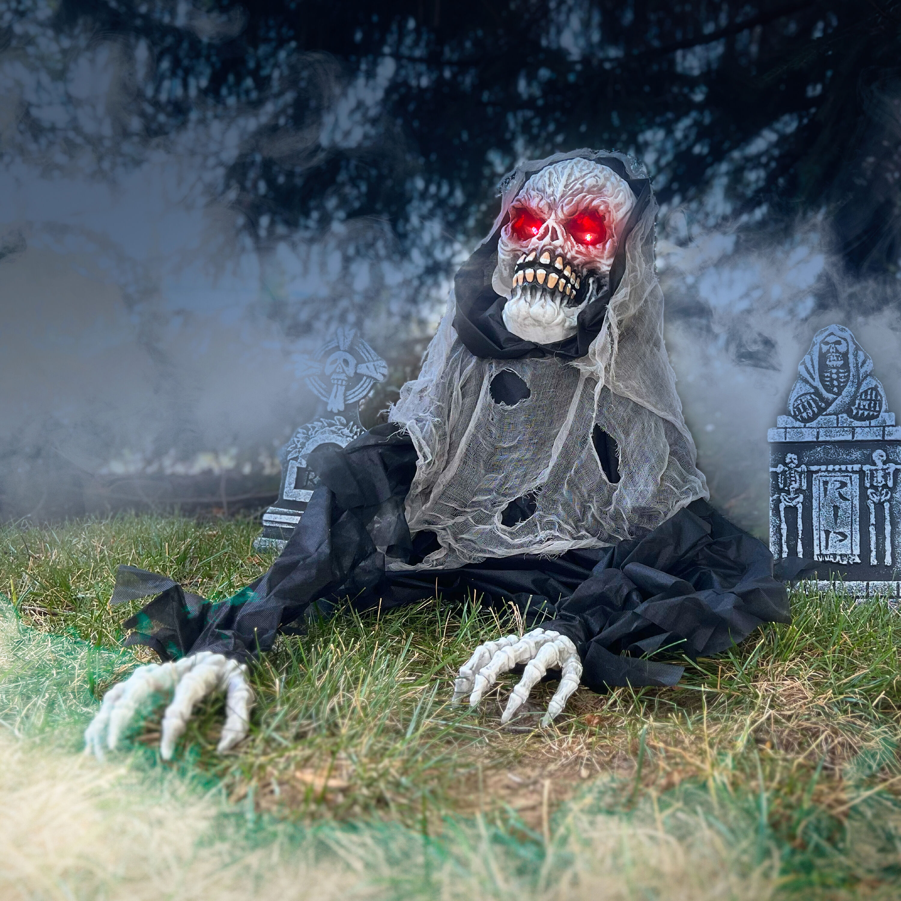 Haunted Hill Farm HHFJSKEL-3LSA Halloween-Animatronics - View #11