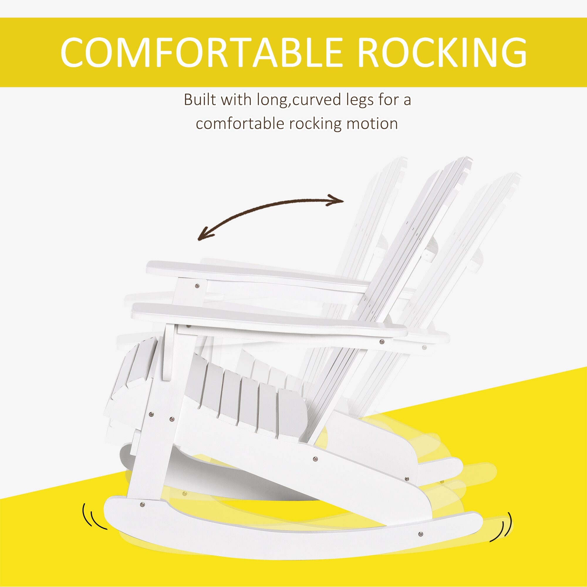 Outsunny 84B-528WT Patio-Chairs - View #4