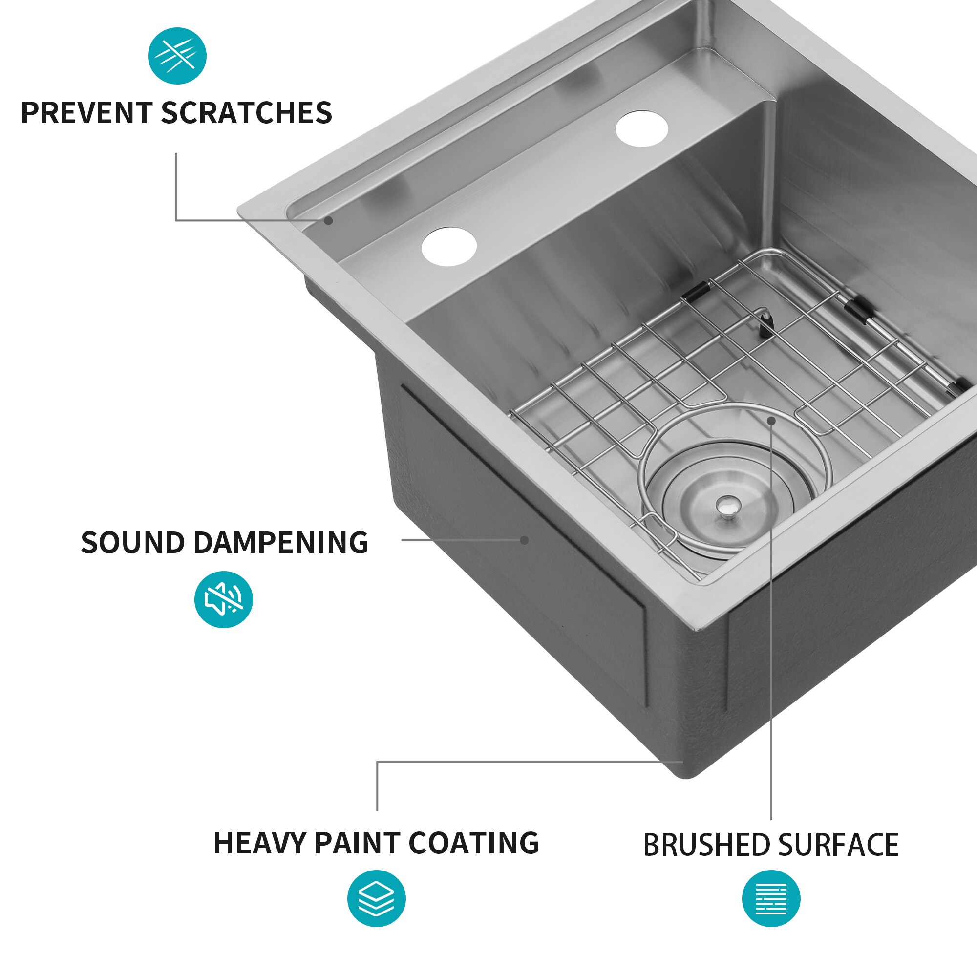 LIVIZA TLY-SS207471 Kitchen-Sinks - View #3