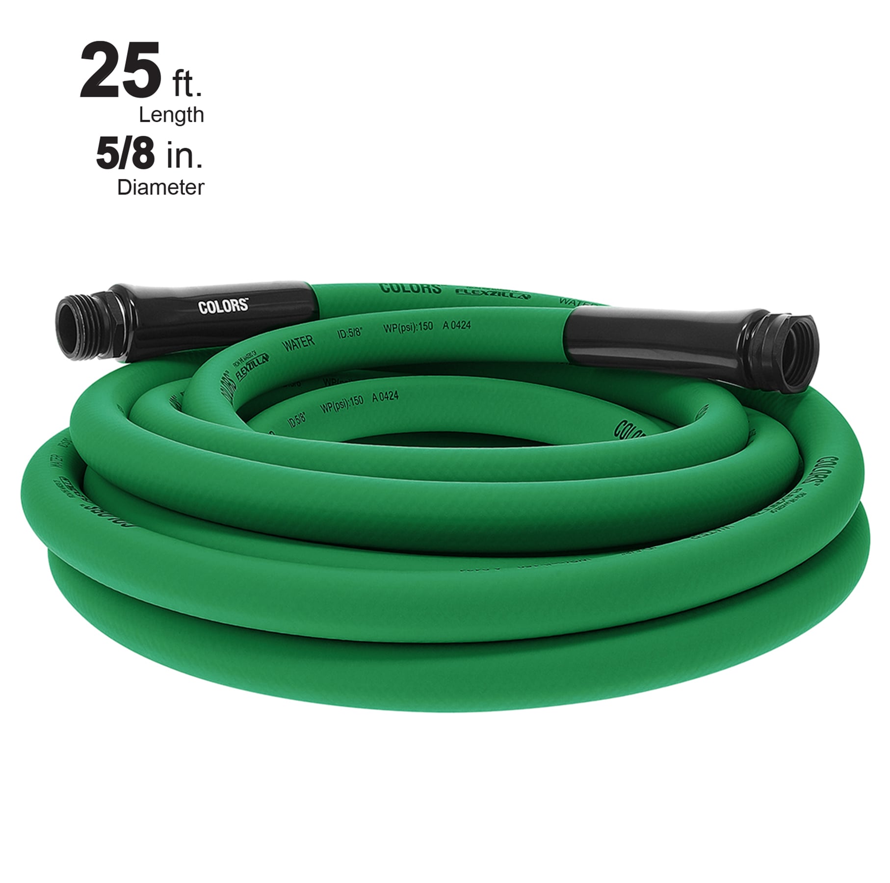 Flexzilla COLORS 5/8-in x 25-ft Premium -Duty Kink Free Hybrid polymer Green Hose