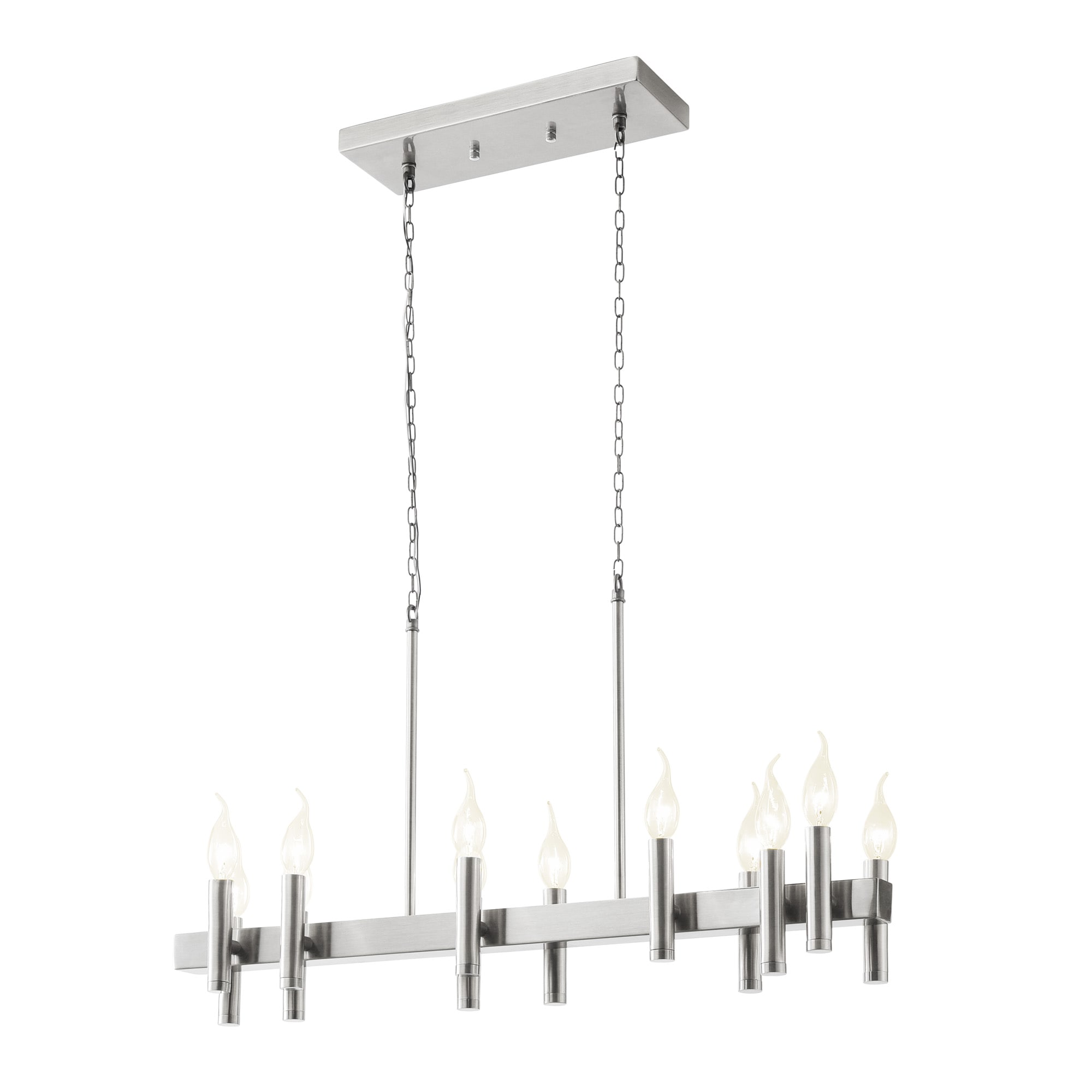 Varaluz Collette 12-Light Silver Modern/Contemporary Linear Large ...