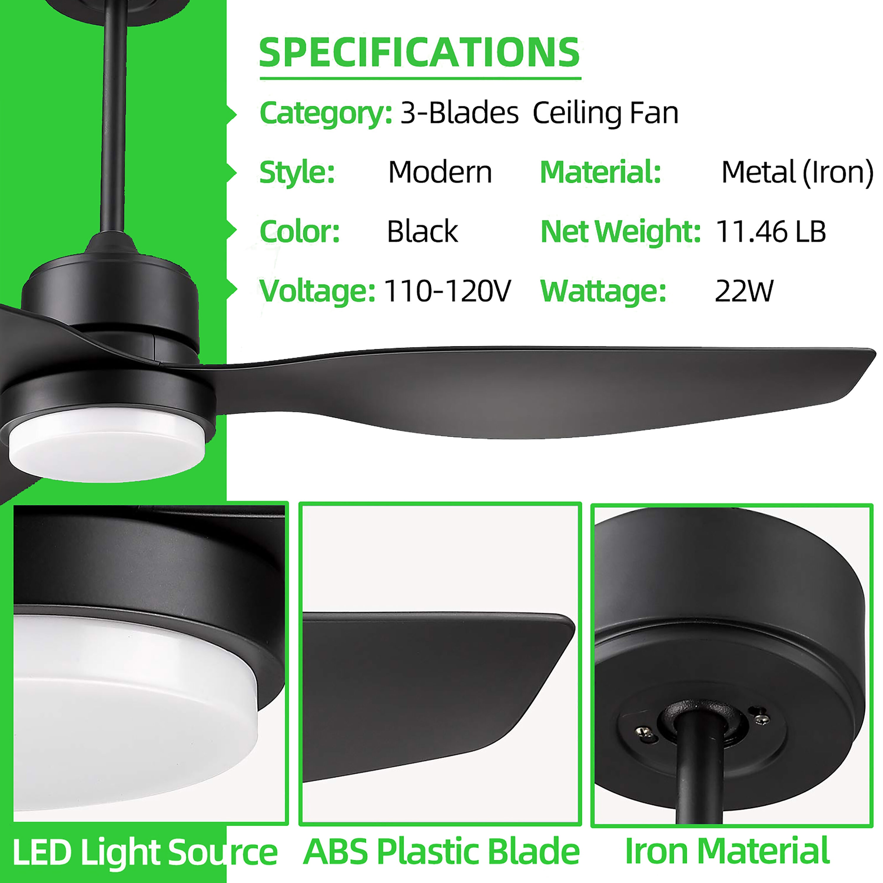 Maincraft D01-CF054 Ceiling-Fans - View #6