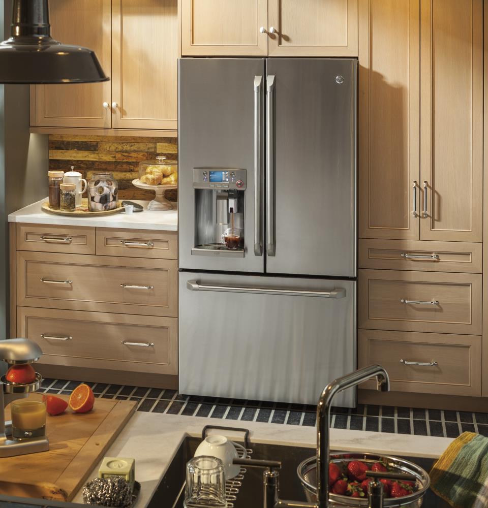 Café™ ENERGY STAR® 22.1 Cu. Ft. Counter-Depth French-Door Refrigerator with  Keurig® K-Cup® Brewing System - CYE22UP3MD1 - Cafe Appliances