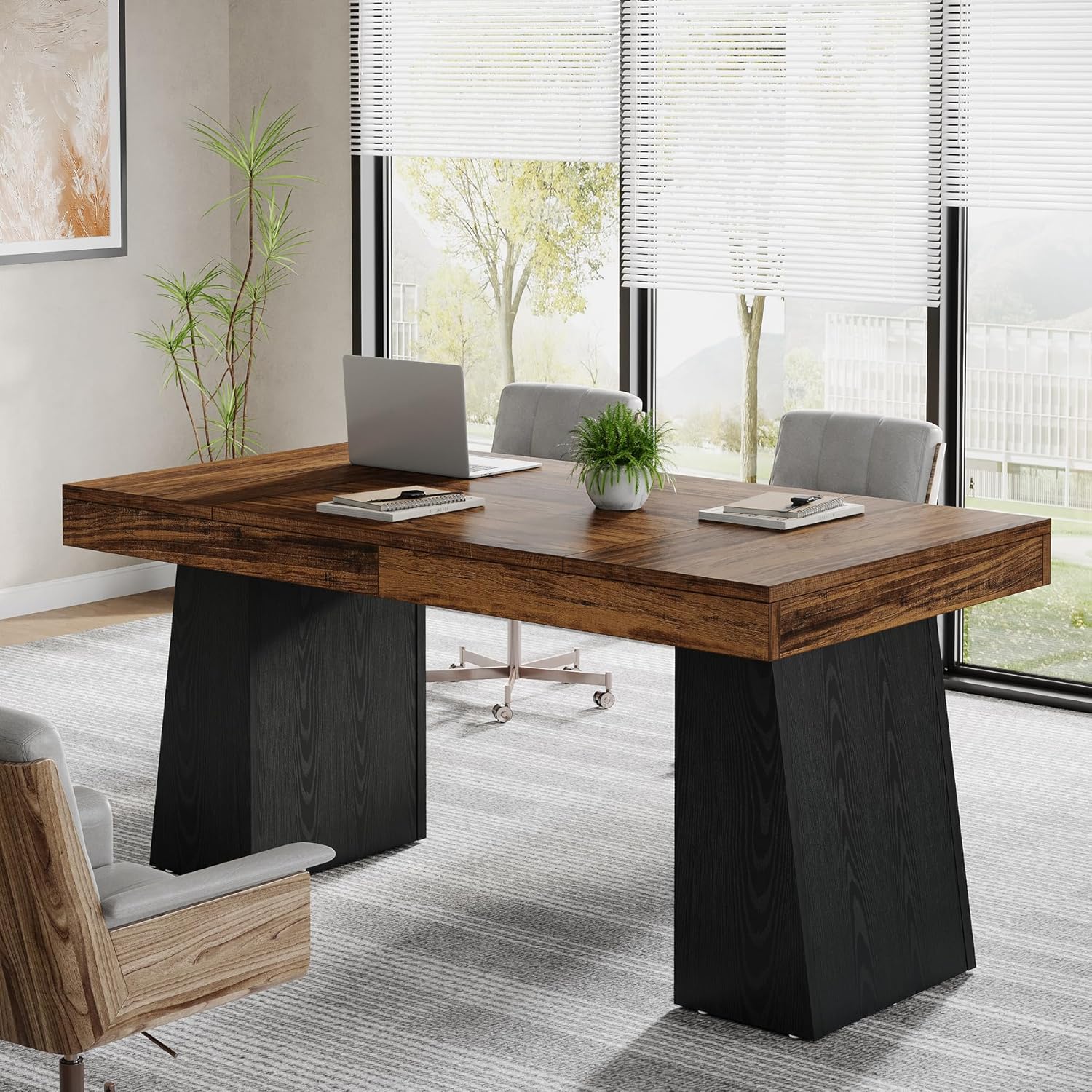 Tribesigns LWOYJL-1139YY Office-Tables - View #2
