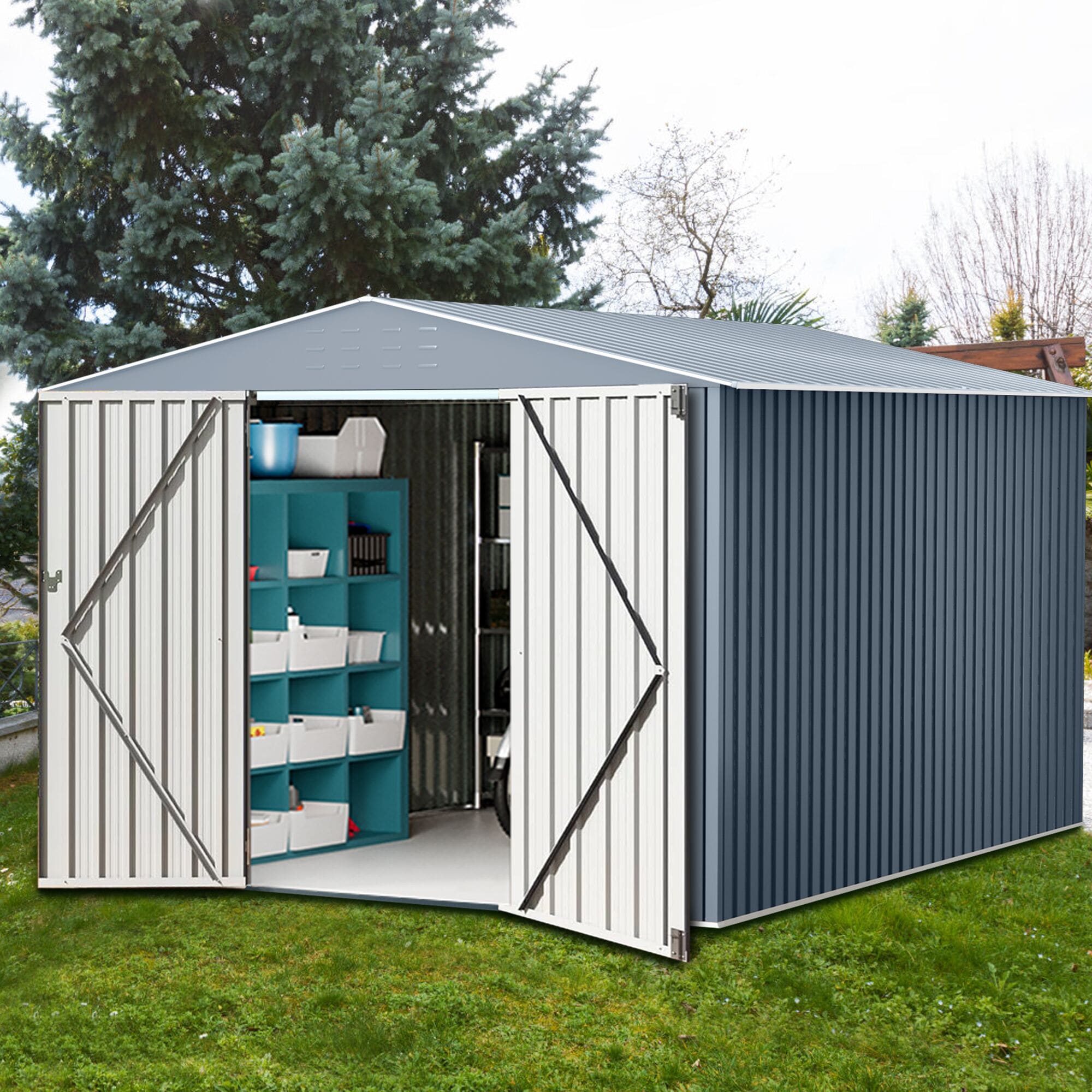 GarveeLife C3H-HG0N9FVZ5PN Metal-Storage-Buildings-Sheds - View #3