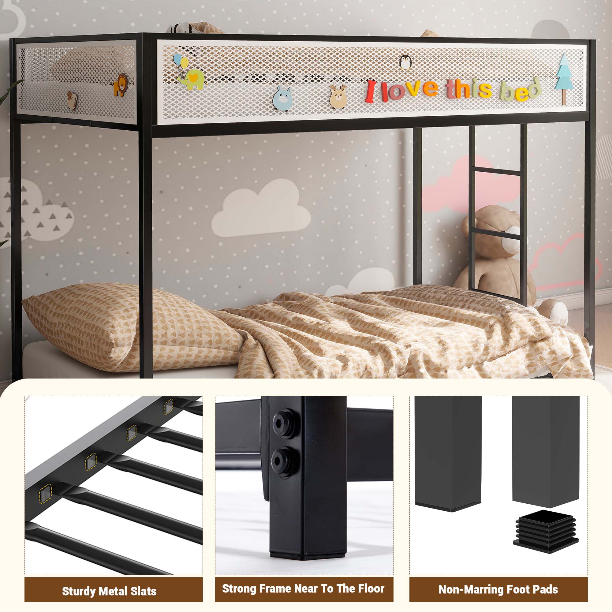 Fun Orange FUNS3BE11 Bunk-Beds - View #6