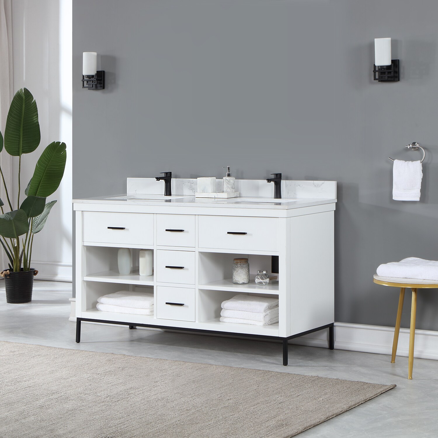 Altair 545060-WH-AW-NM Bath-Vanity-Combo - View #6