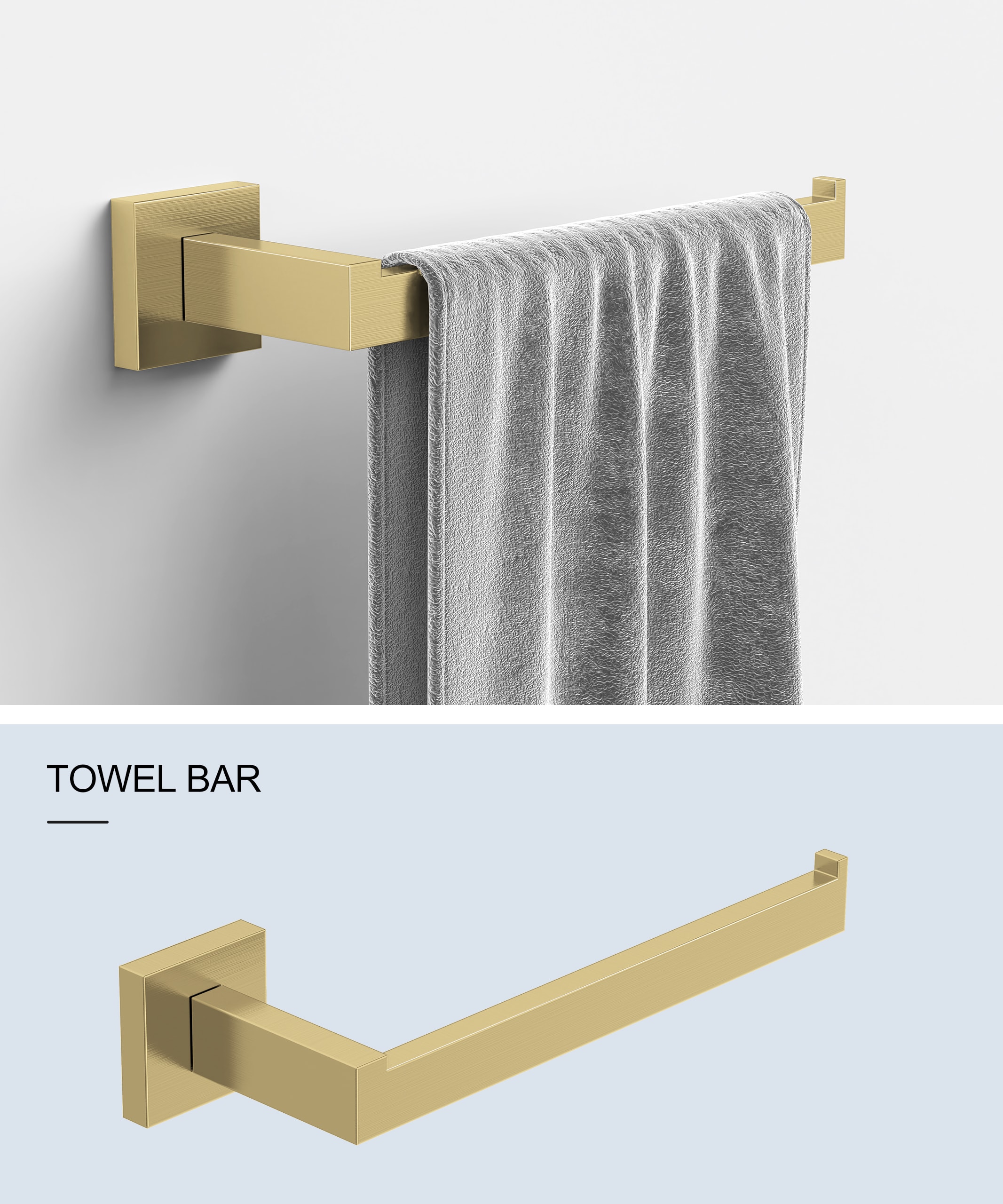 BWE A-91012-S-BG-1 Decorative-Bath-Hardware-Kits - View #4
