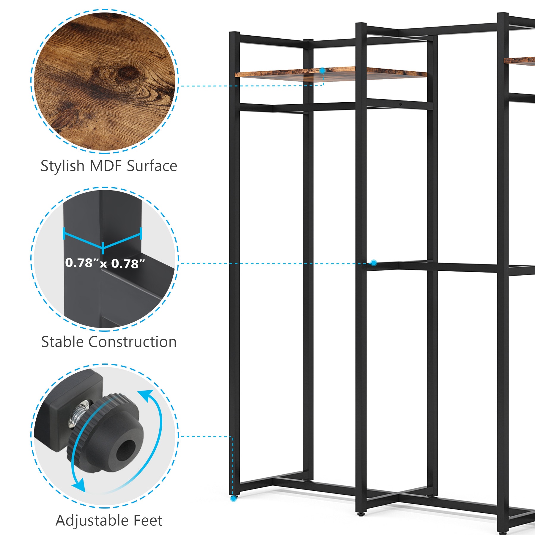 Tribesigns HOGA-JW0097 Garment-Racks - View #6