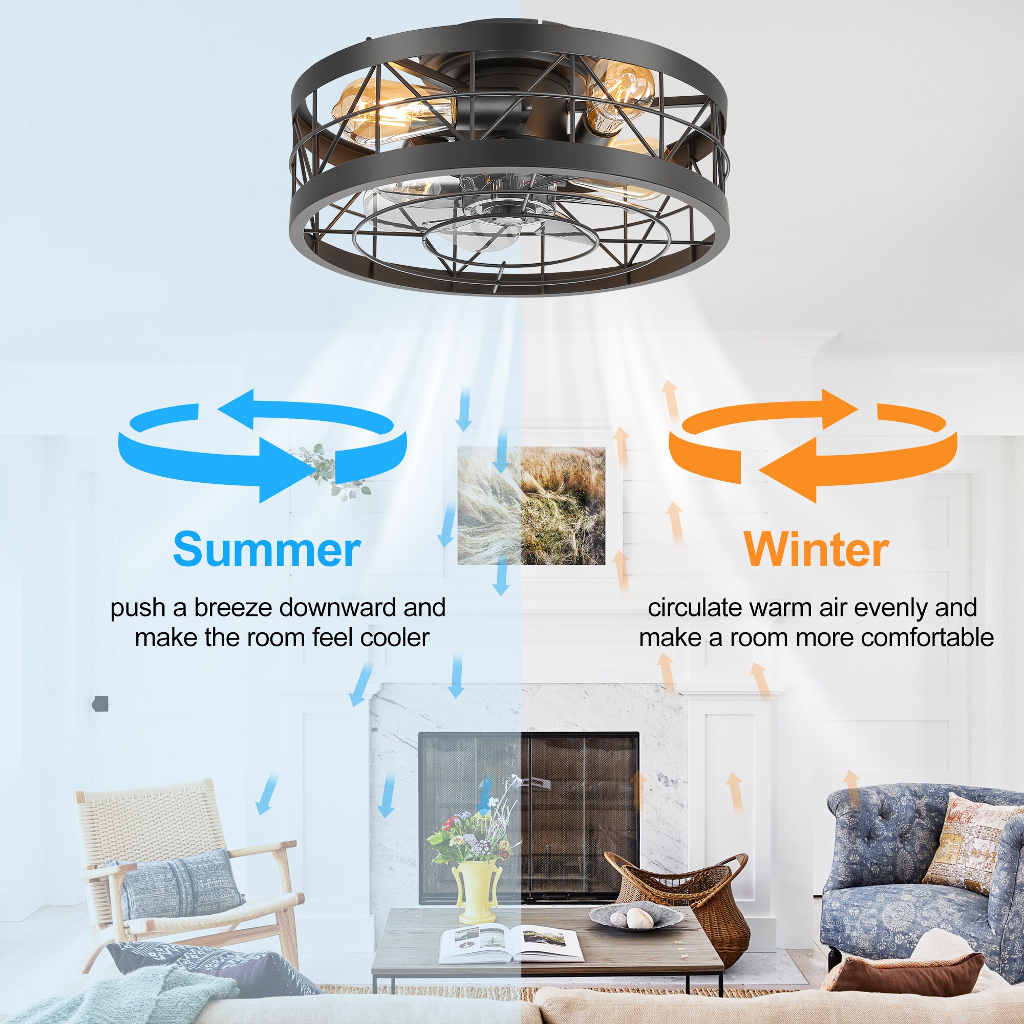Breezary 35002-BK Ceiling-Fans - View #7