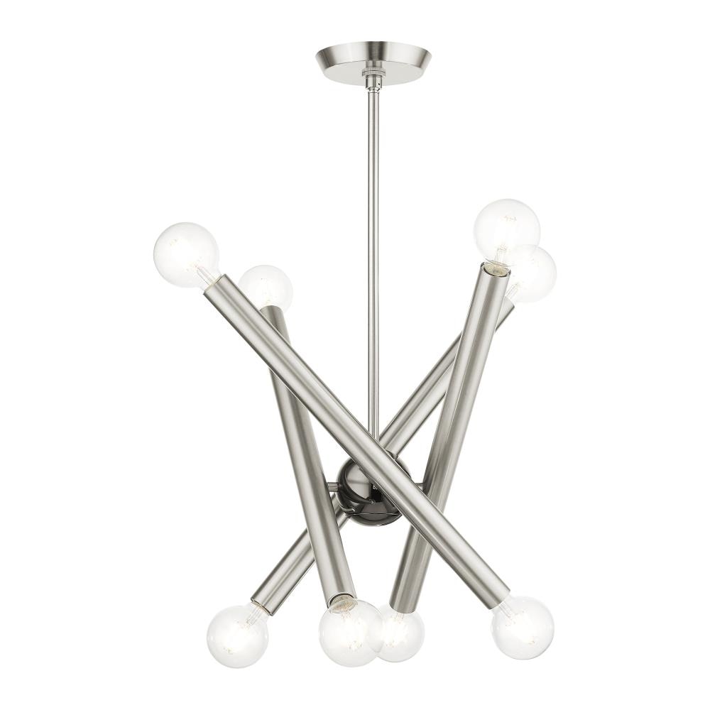 Stafford 8-Light Brushed Nickel Sputnik Chandelier