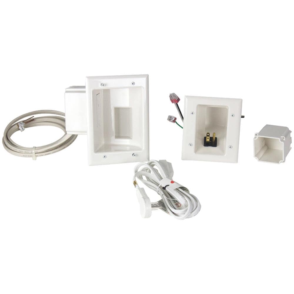 DataComm™ Recessed TV Install Kits - All Wires Hidden
