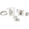 Legrand CCA6 Wiremold in Wall Low Voltage Grommet Kit - White