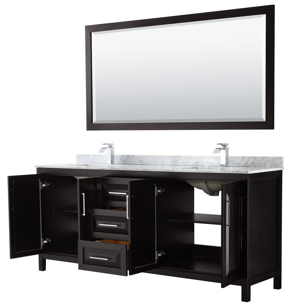 Wyndham Collection WCV252580DDECMUNSM70 Bath-Vanity-Combo - View #2