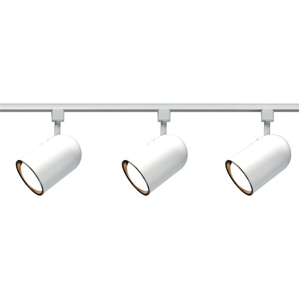  LW-SC550326 3-Light 48-in White Standard Linear Track Lighting Kit