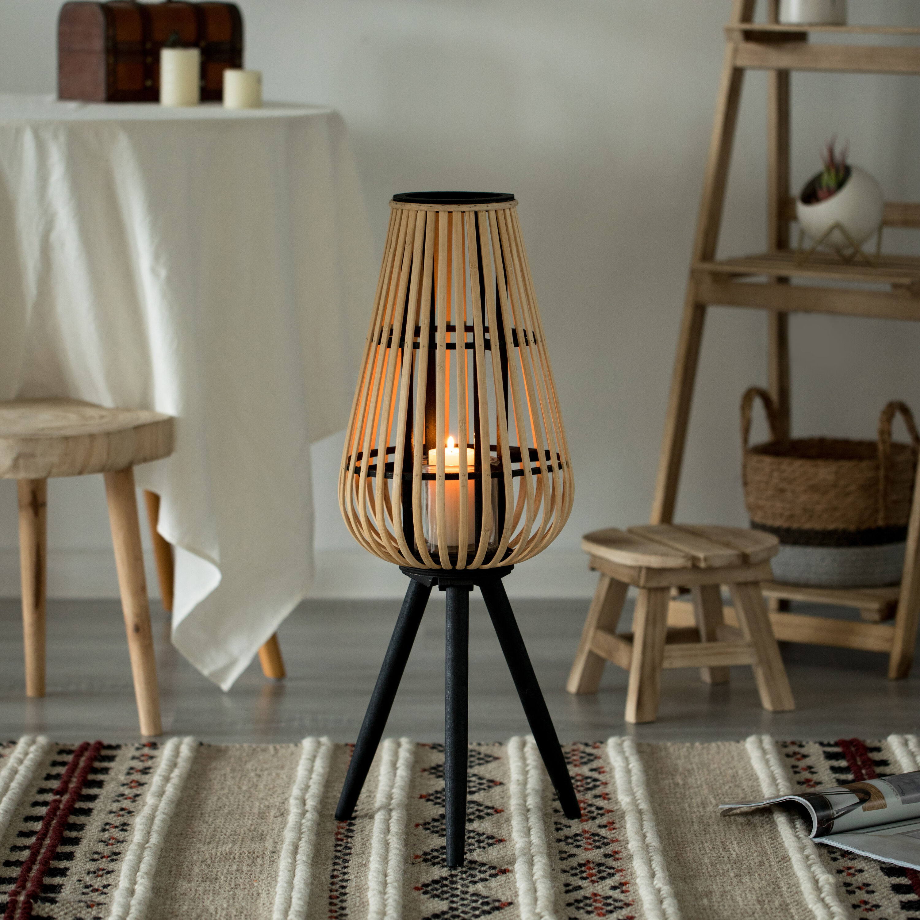 Wickerwise QI004165 Candle-Holders - View #2