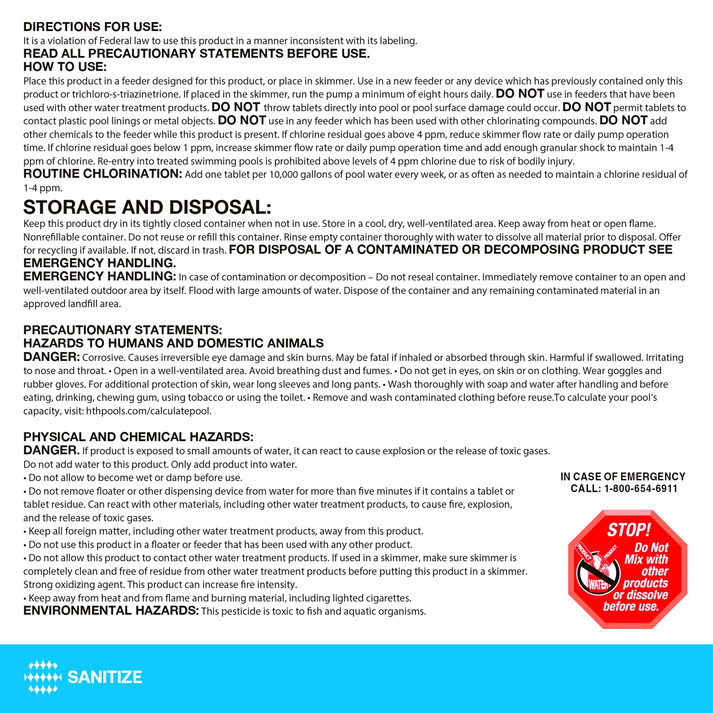 HTH 42051 Chlorinating-Tabs - View #2