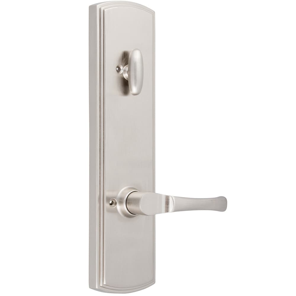 Delaney Hardware Briona Satin Nickel Single-Cylinder Deadbolt Entry ...