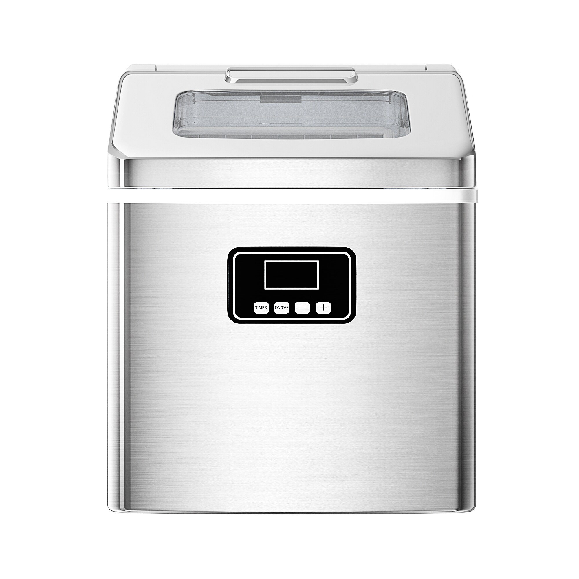 Simzlife Countertop Ice Maker, 26 lbs in 24 Hours, 9 Bullet-Shaped Ice