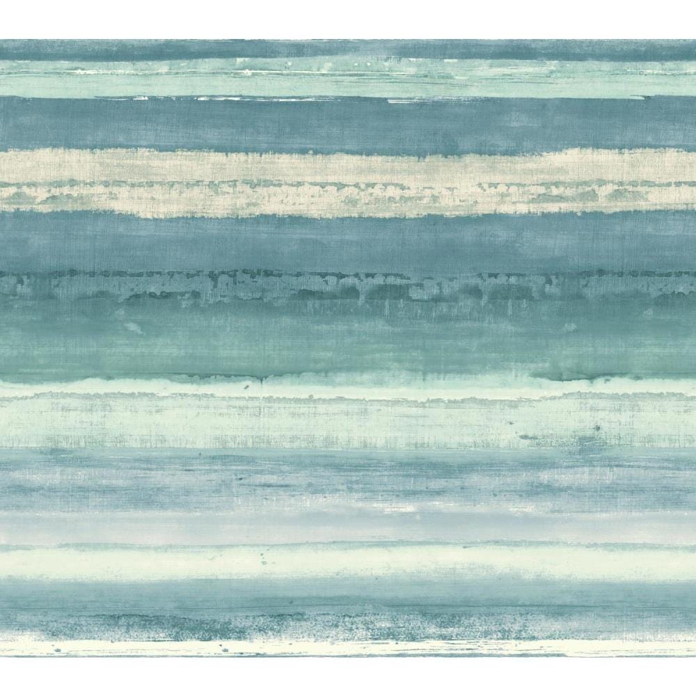 RoomMates NN7240 Cloud Nine 60.75-Sq. Feet Green Non-woven Brushstroke Prepasted Water Activated Paste Wallpaper