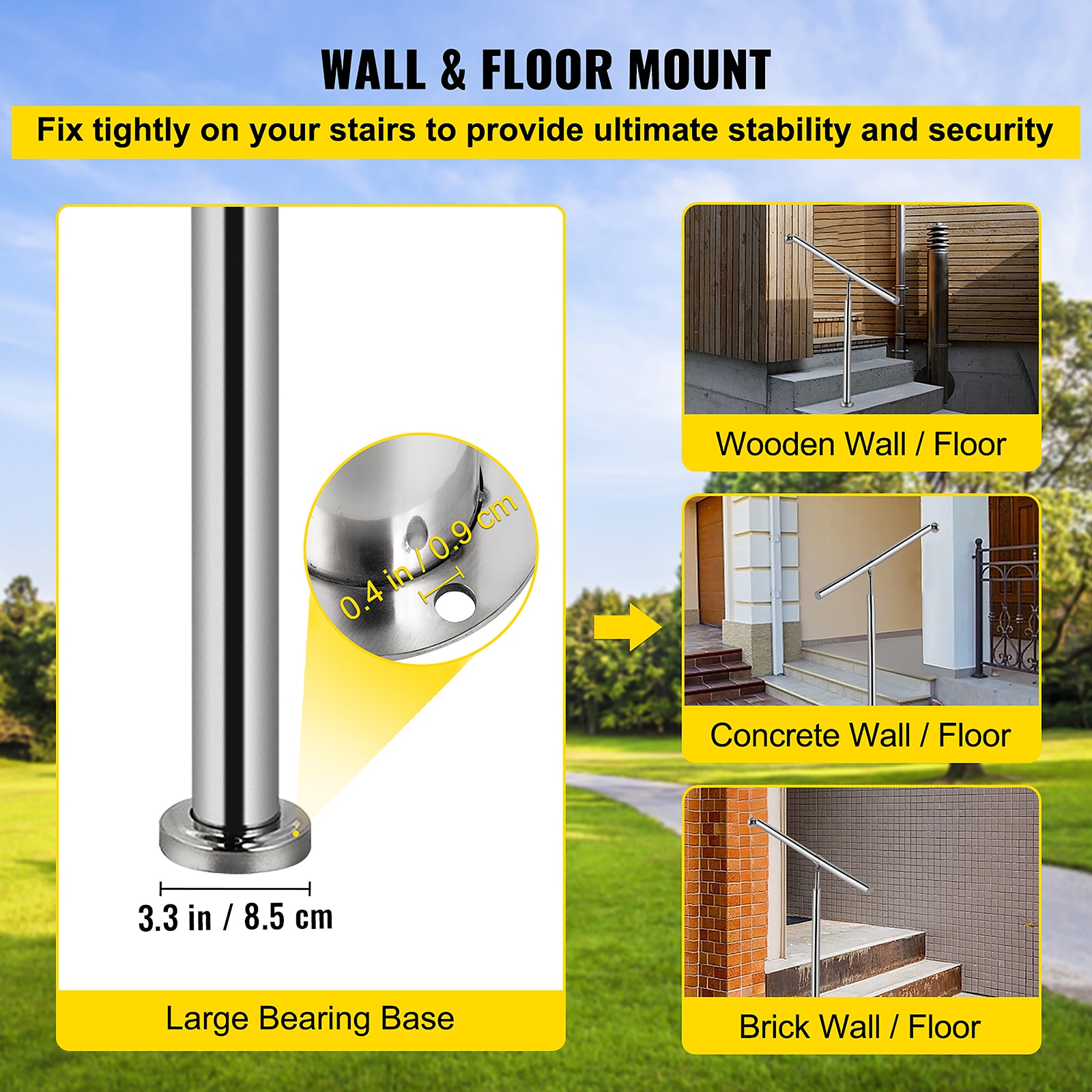 VEVOR LTFS1BBXGMLFS0001V0 Interior-Stairpart-Railing - View #6
