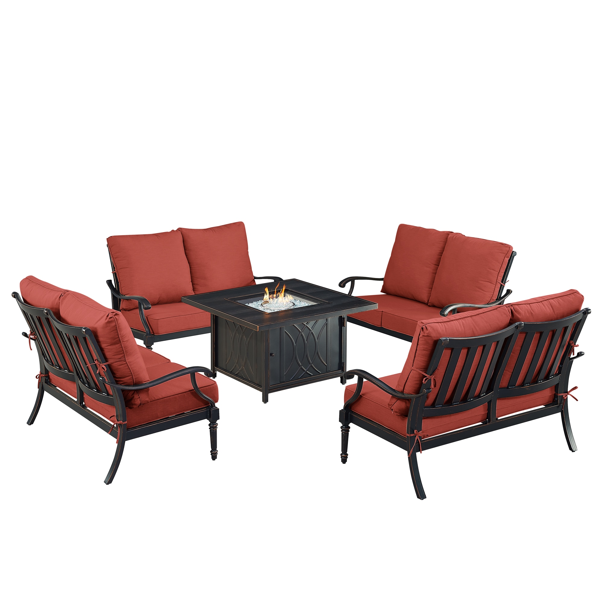 Oakland Living SHAO4LSCAVERDCUA Patio-Conversation-Sets - View #2