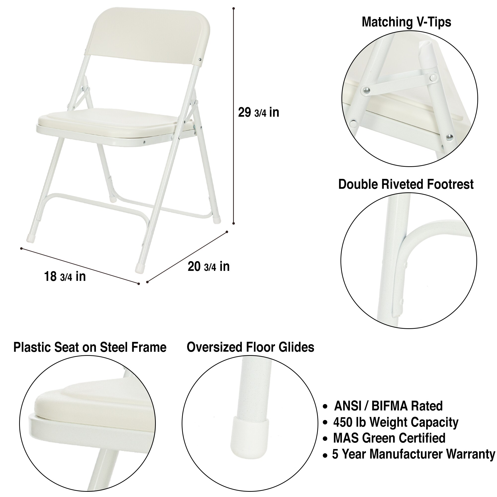 Hampden Furnishings HMD800BW Folding-Chairs - View #6