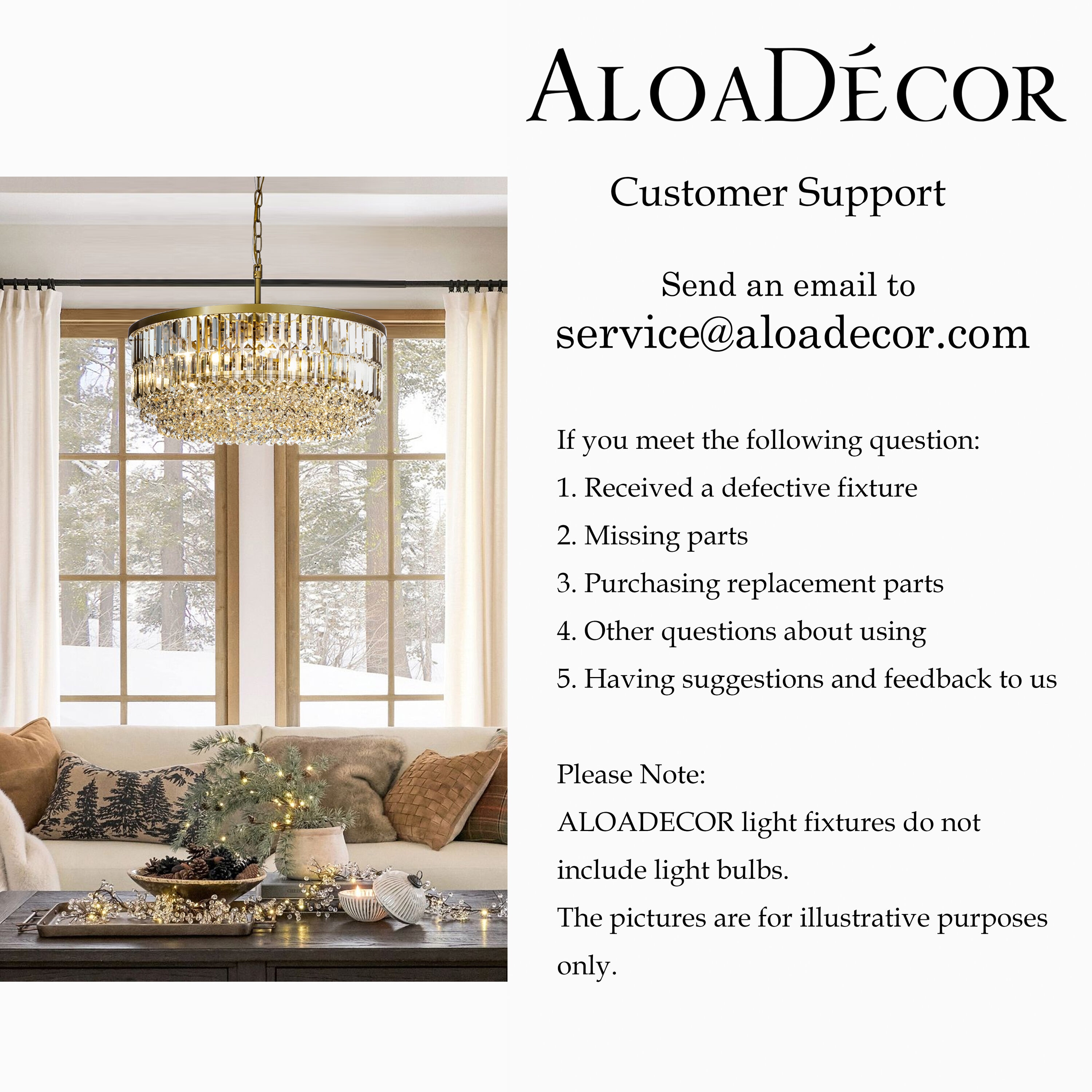 AloaDecor Lighting L7072D60BR06A b090015 - View #8