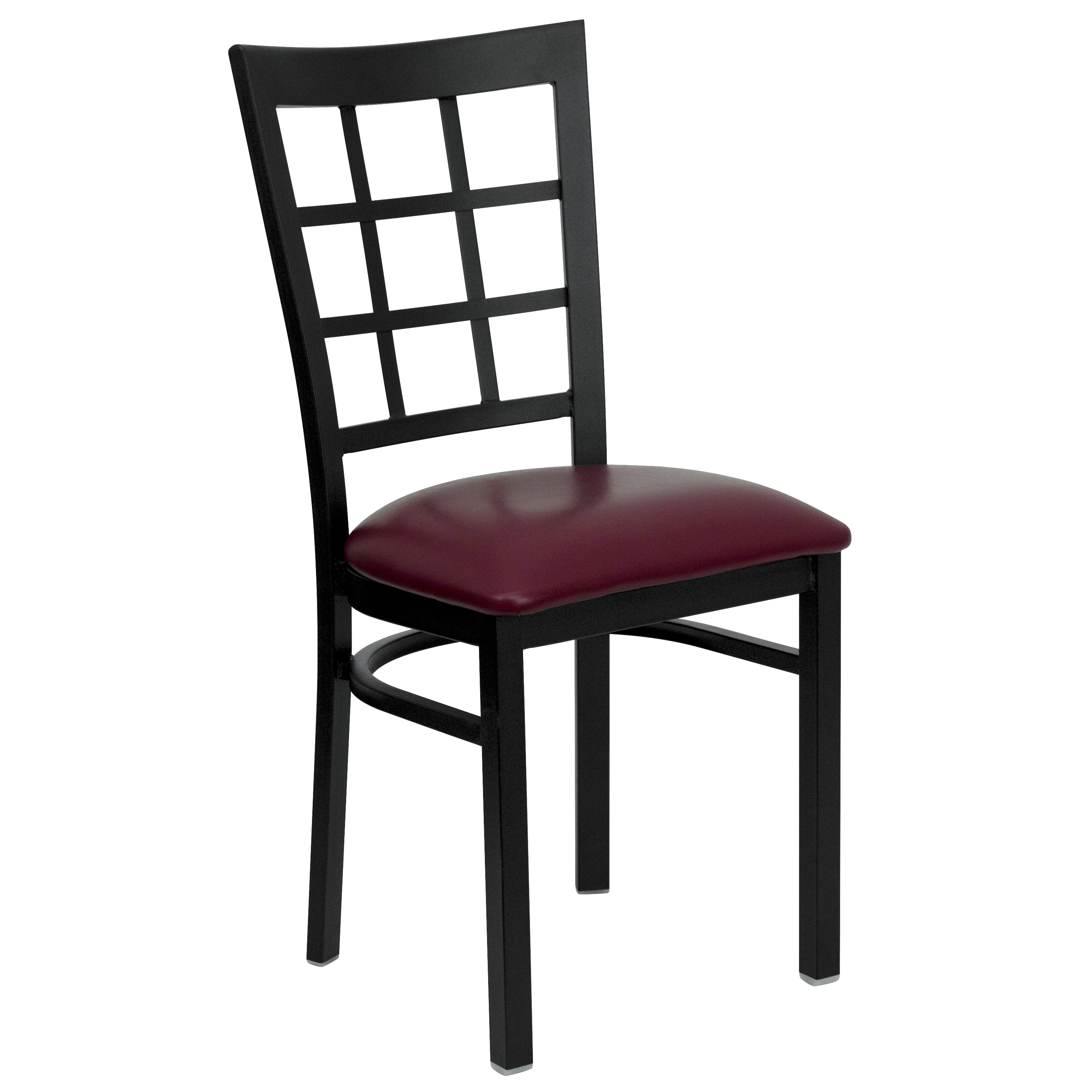 Flash Furniture 847254000741 Contemporary/Modern Vinyl Upholstered Dining Side Chair (Metal Frame)