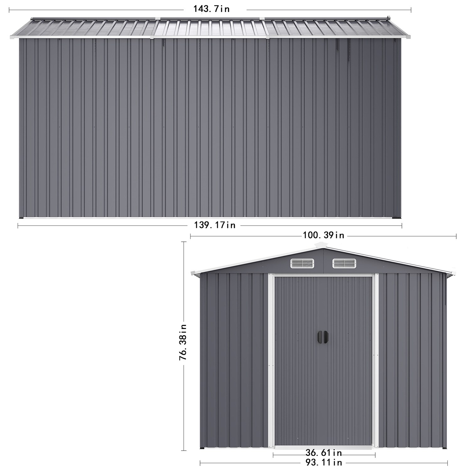 GZMR GZ-21S0005 Metal-Storage-Buildings-Sheds - View #8