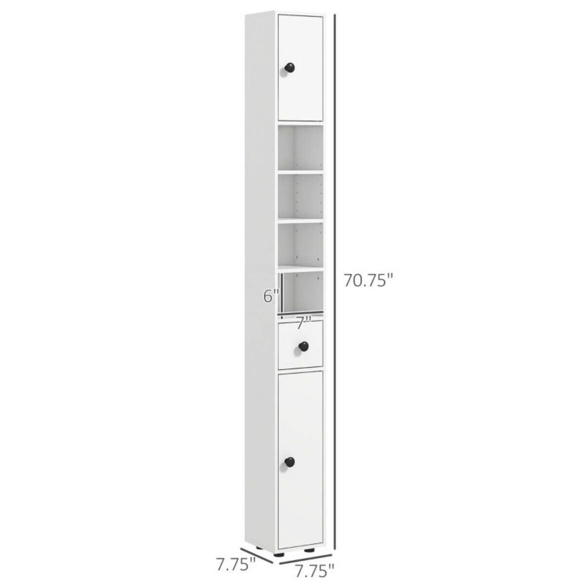 Flynama XY-H-IS2257NG Linen-Cabinets - View #3