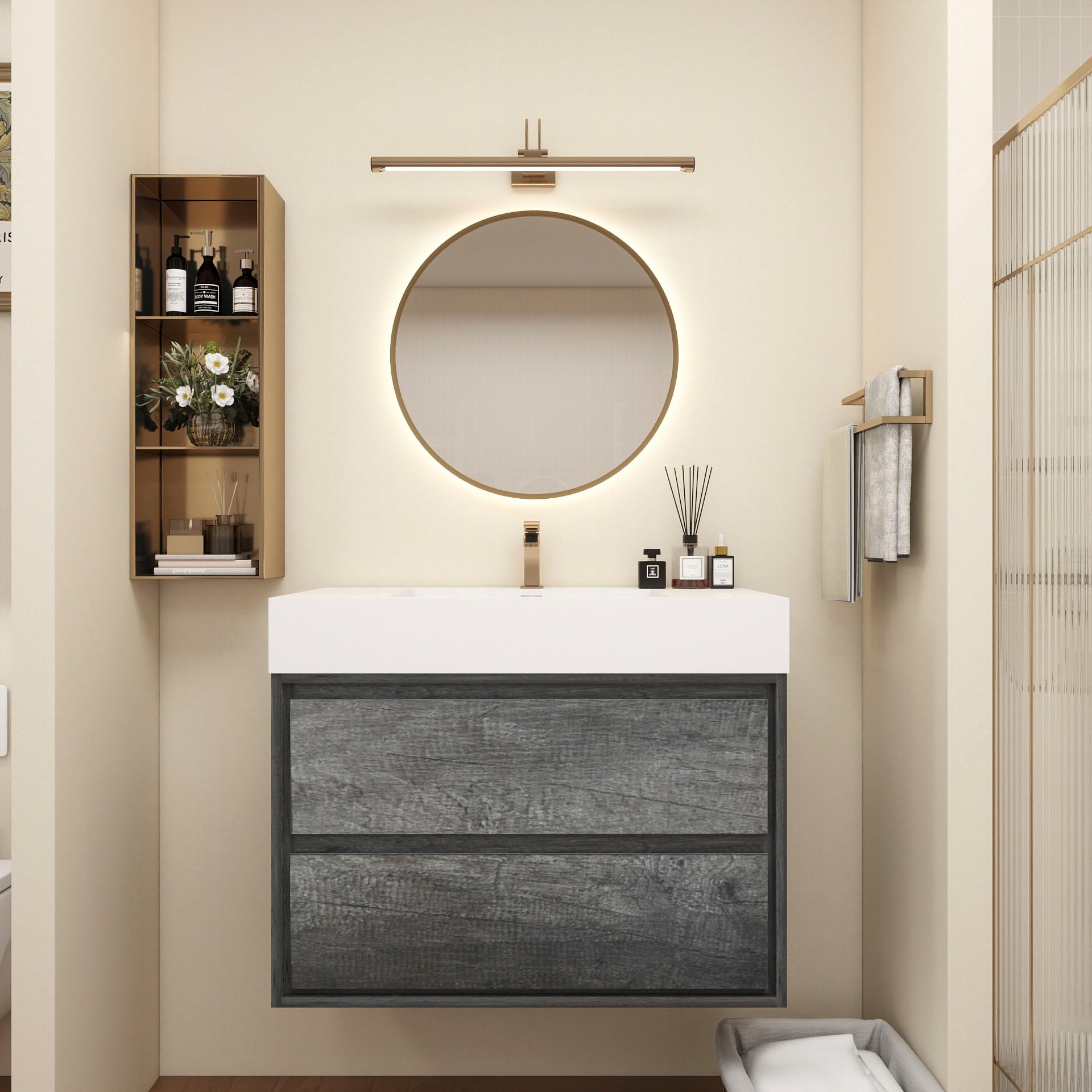 BV Better Vanity BTMOM36-GWG Bath-Vanity-Combo - View #3