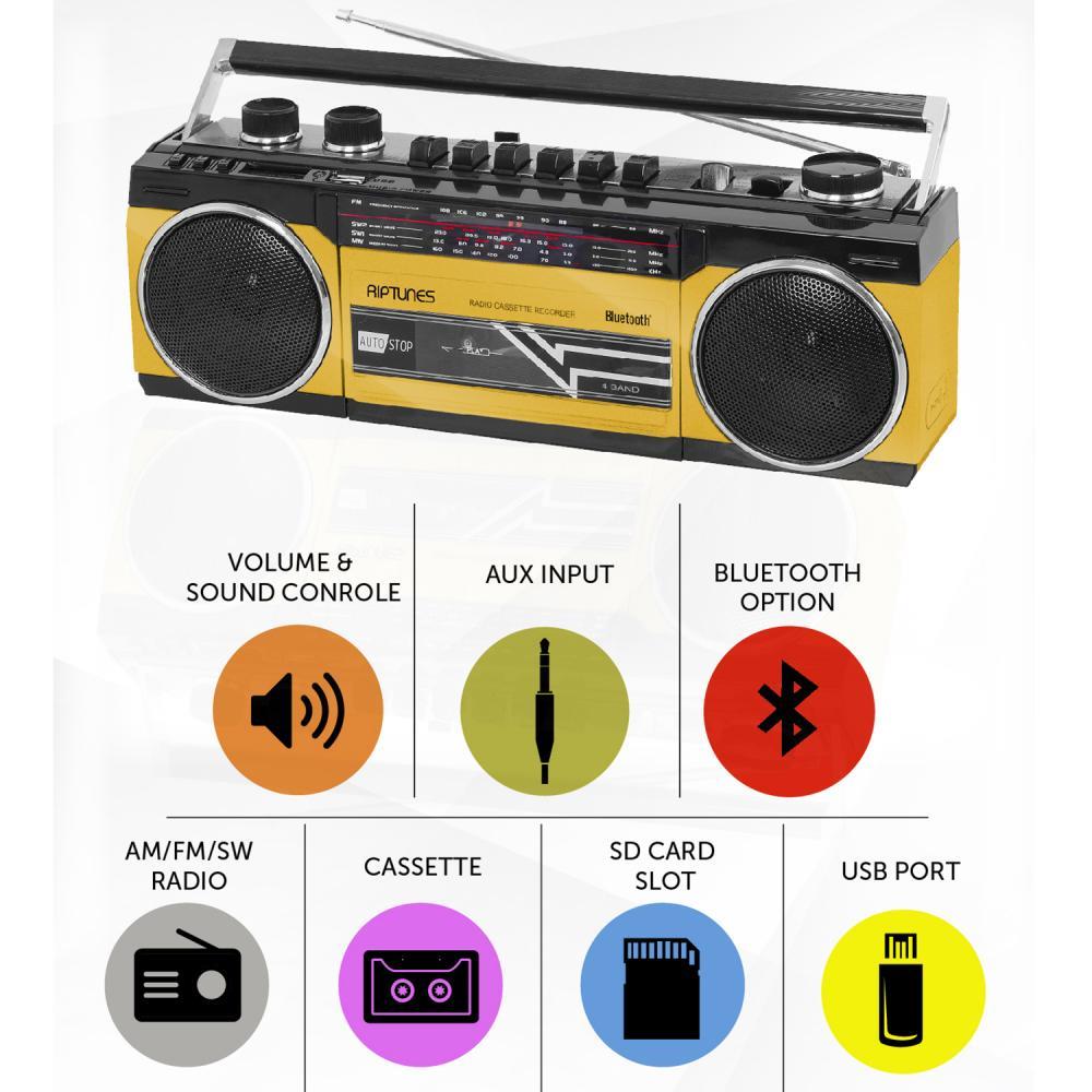 Riptunes RACR-400Y Boomboxes-Radios - View #2