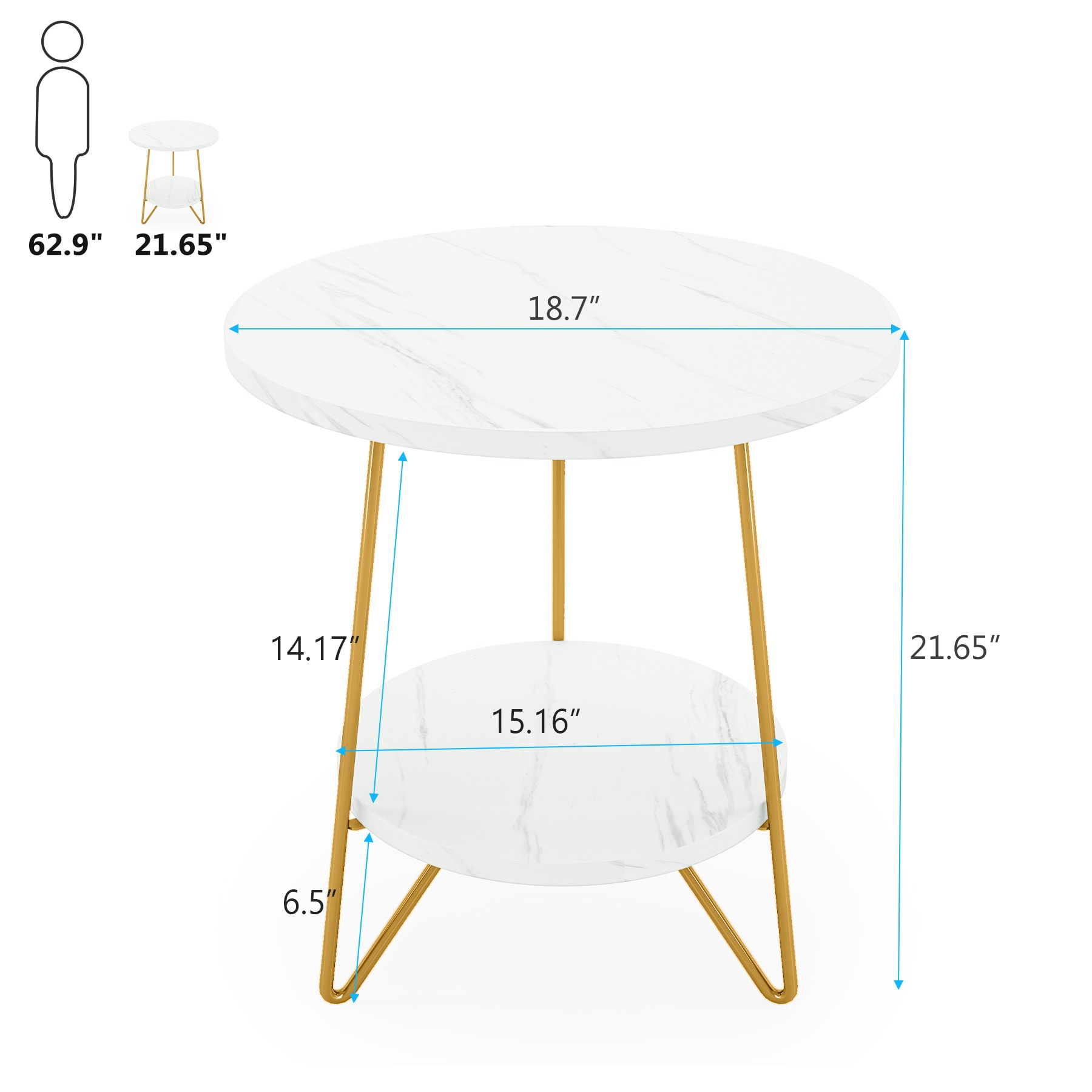Fnova LWTJ-J0202 End-Tables - View #4