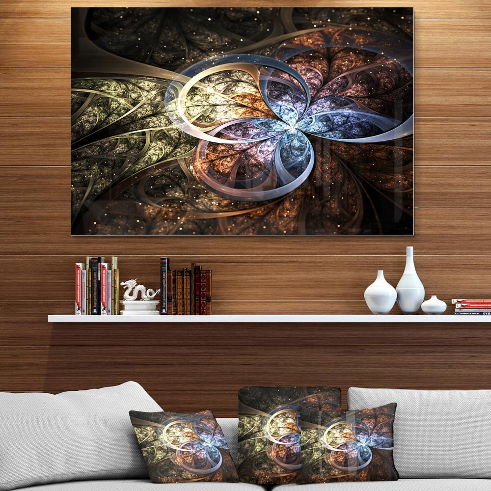 Designart 30-in H x 40-in W Floral Metal Print at Lowes.com