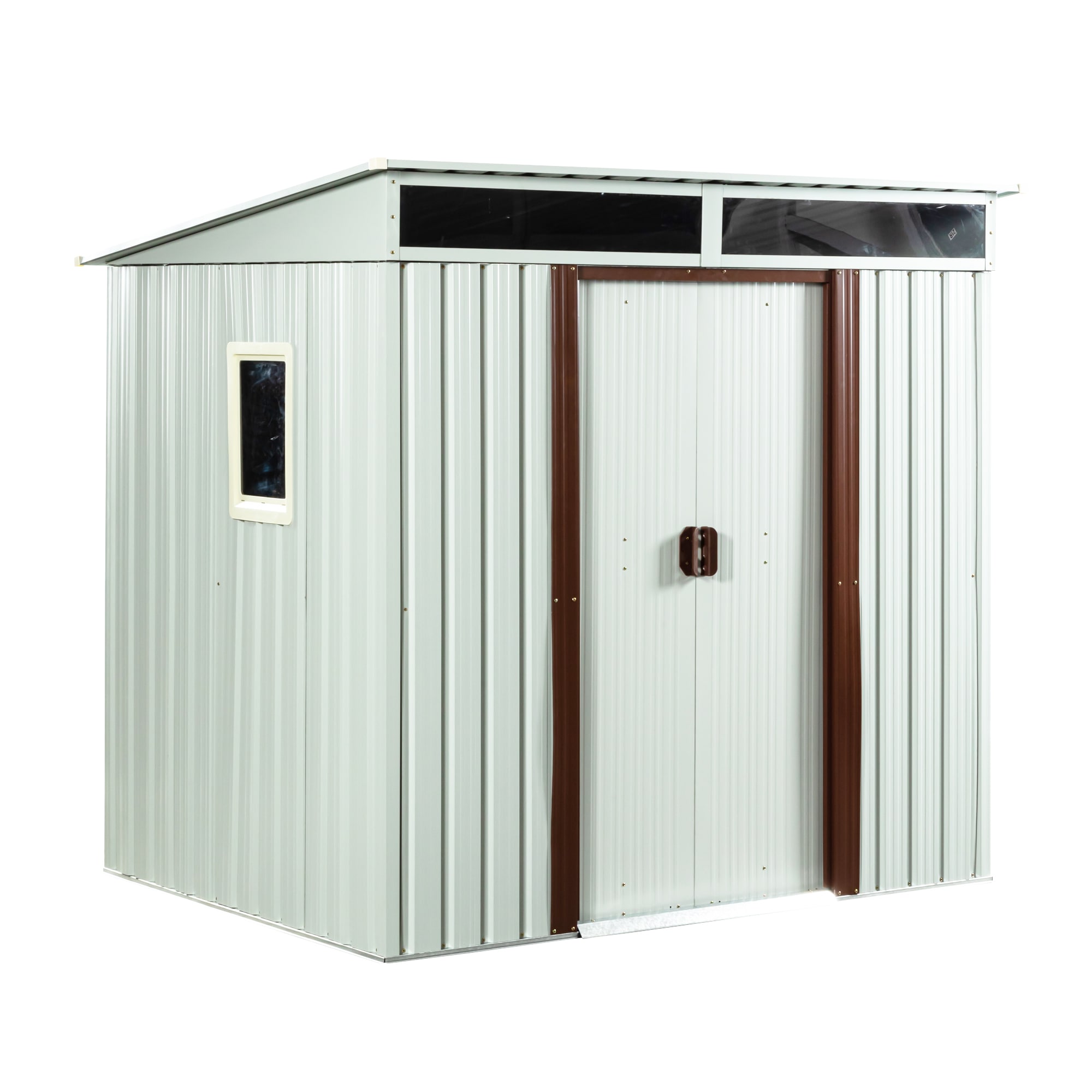 Xspracer ML-OS142 4.58-ft x 6.08-ft Galvanized steel Storage Shed