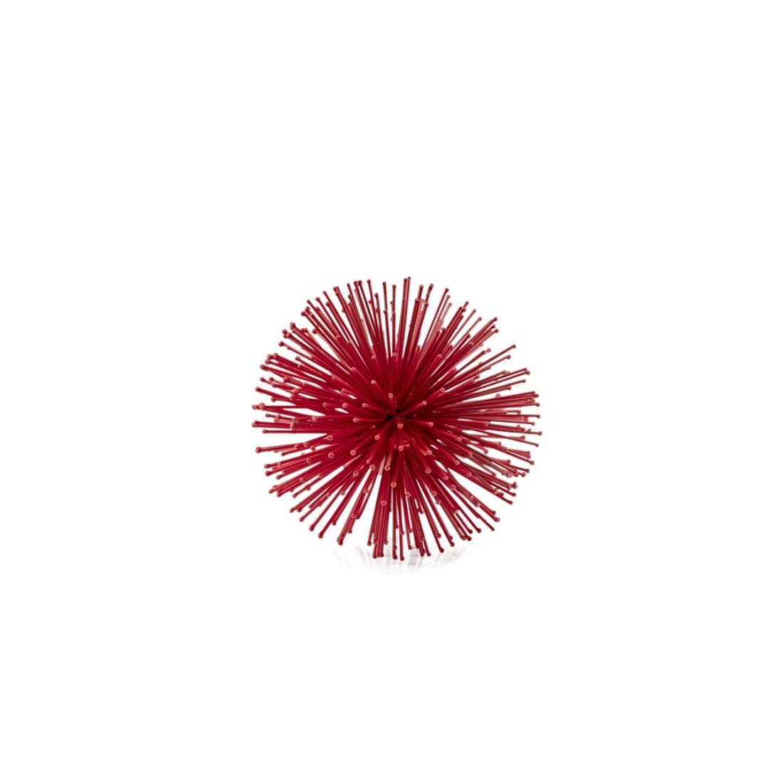 HomeRoots 4000383774 Red Metal Modern Decorative object
