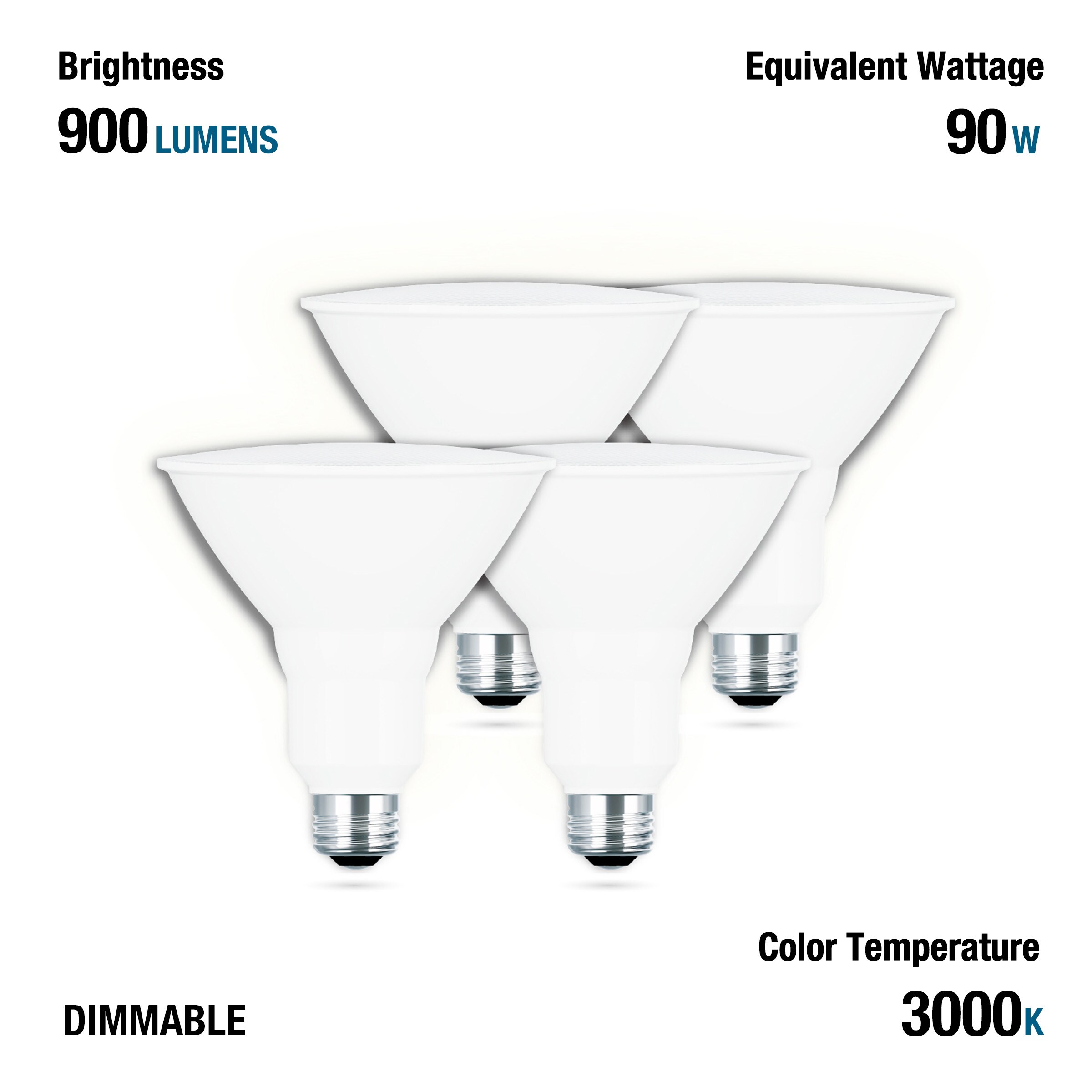 Utilitech YGA08C57-9.5W-830 Led-Flood-Spot-Light-Bulbs - View #4