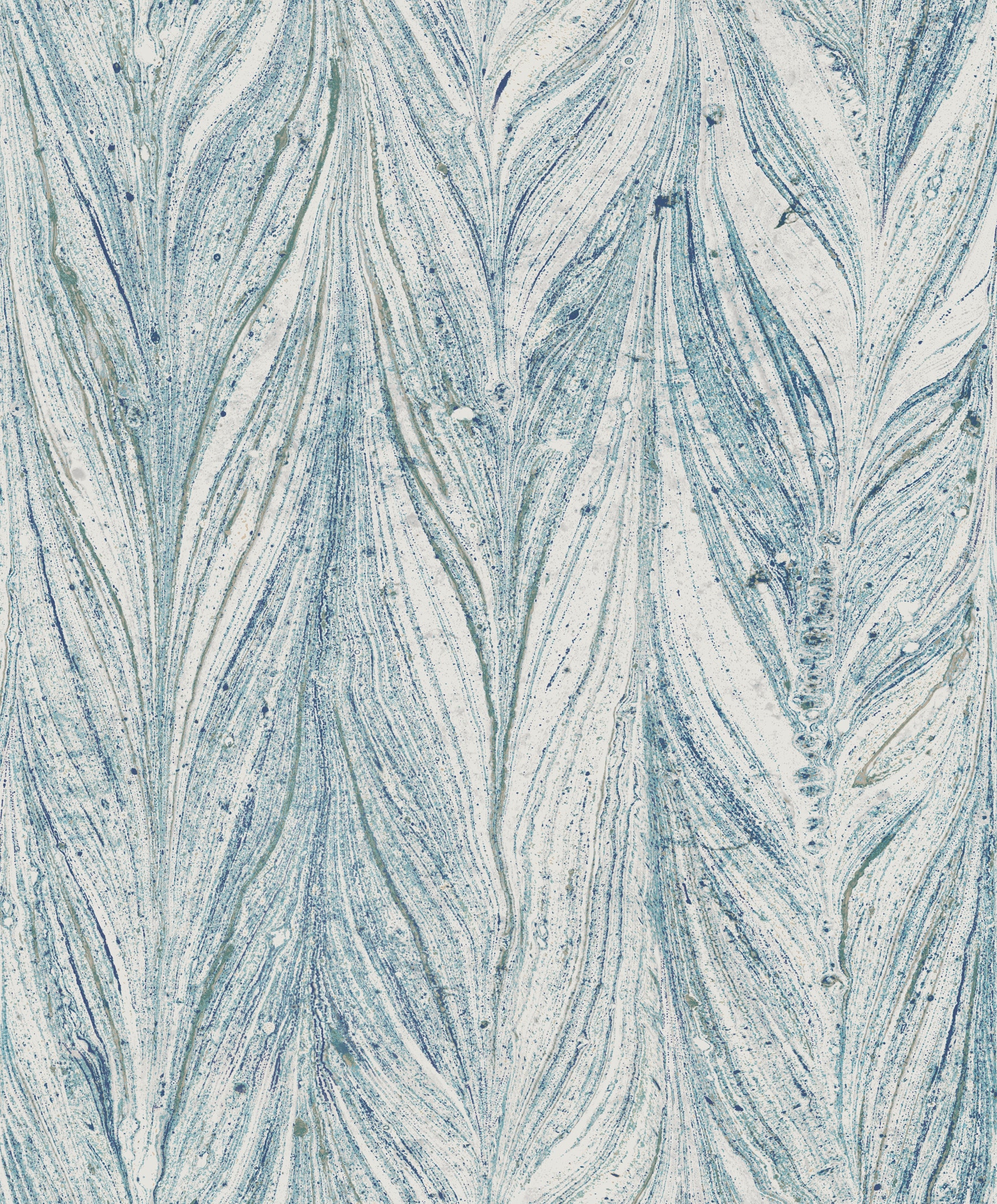 York Wallcoverings Y6230803 Antonina Vella Natural Opalescence 57.8-Sq. Feet Blue Vinyl Abstract Unpasted Wallpaper