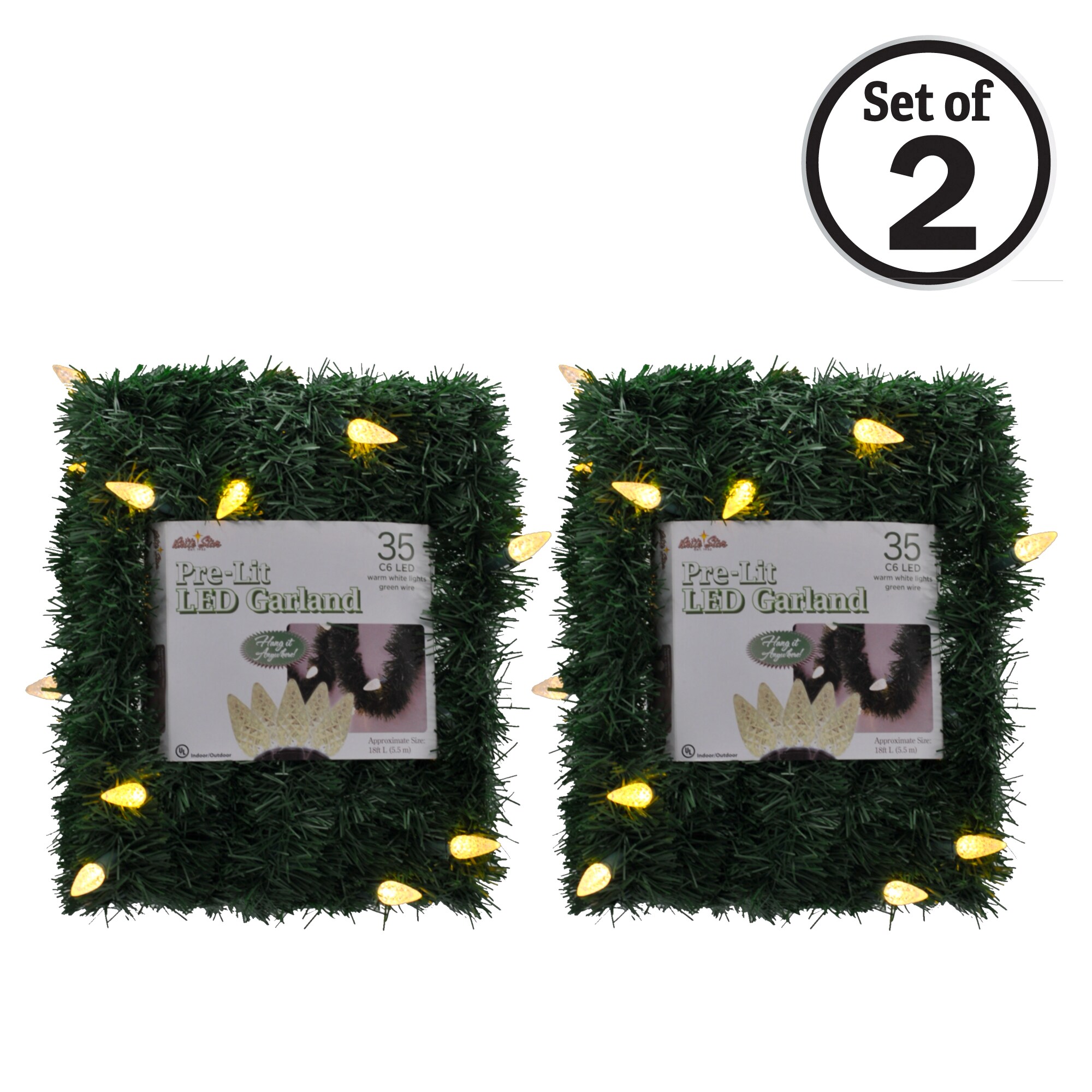 Brite Star 74-336-20 Artificial-Christmas-Garland - View #2