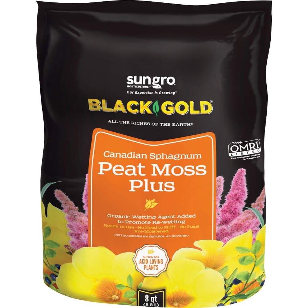 Sun Gro Black Gold 3 Lb. 8 Qt. Sphagnum Peat Moss Plus - 1 Each in the ...