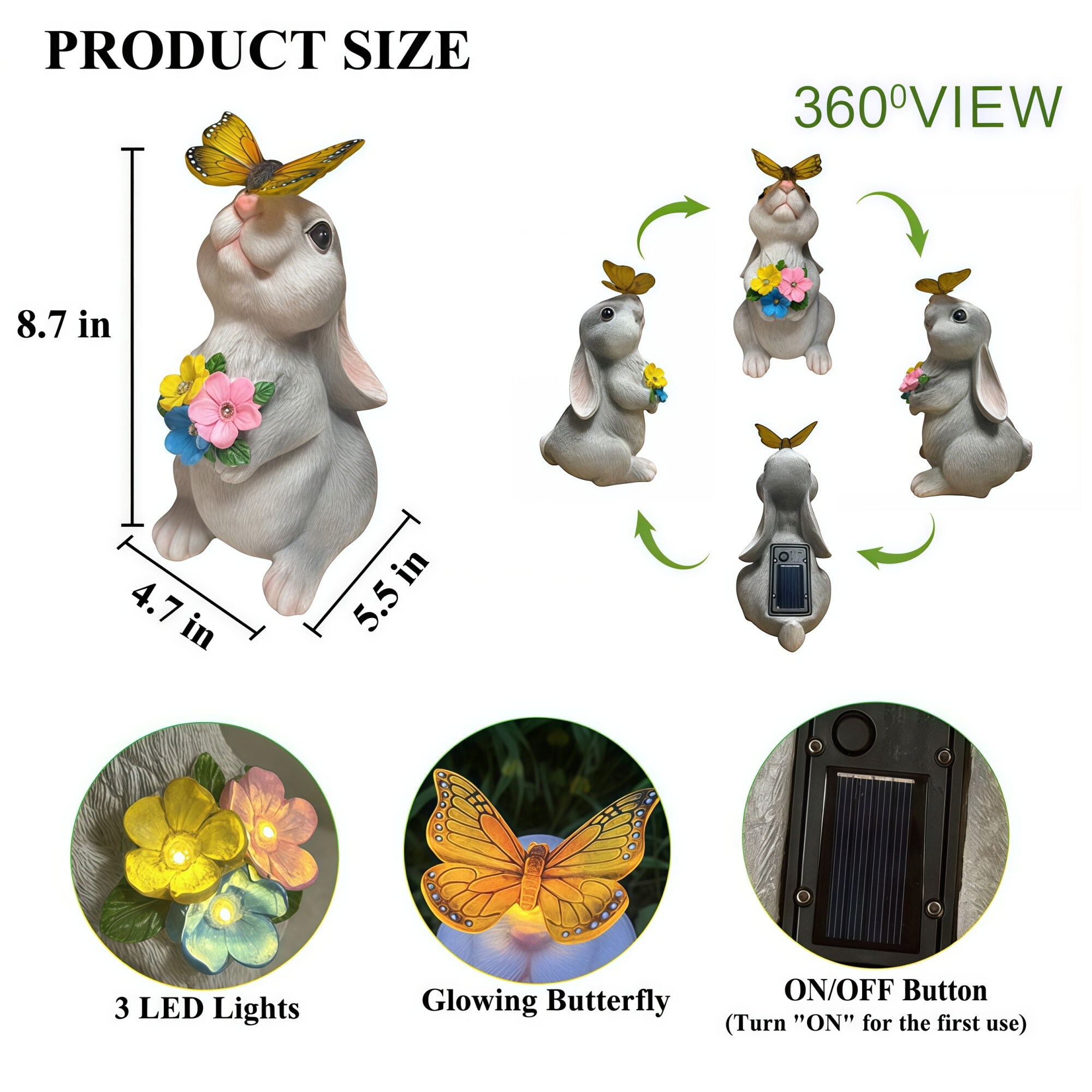Numhew NHWILL1040 Garden-Statue - View #5