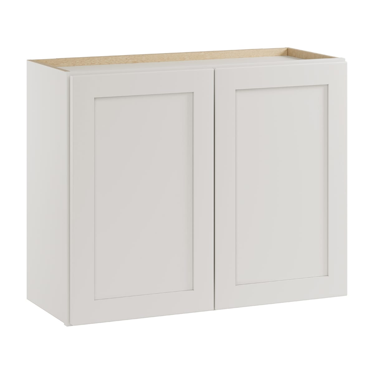 Whalen CLICK-IT LWSCLICK-57G Windsor Lane 30-in W x 24-in H x 12-in D Light Gray Birch Wall Ready to assemble Plywood Cabinet (Raised Panel Shaker)
