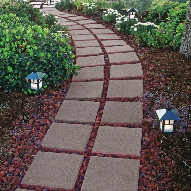 Concrete Patio Stone In The Pavers, Landscape Stepping Stones Images