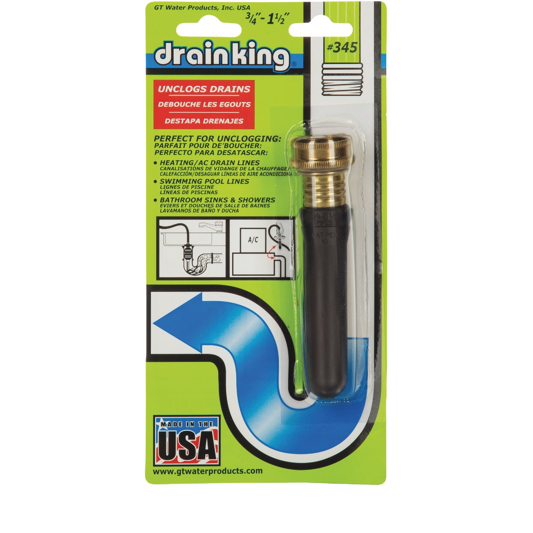 GT Water Products 345 Drain-Cleaners - View #2