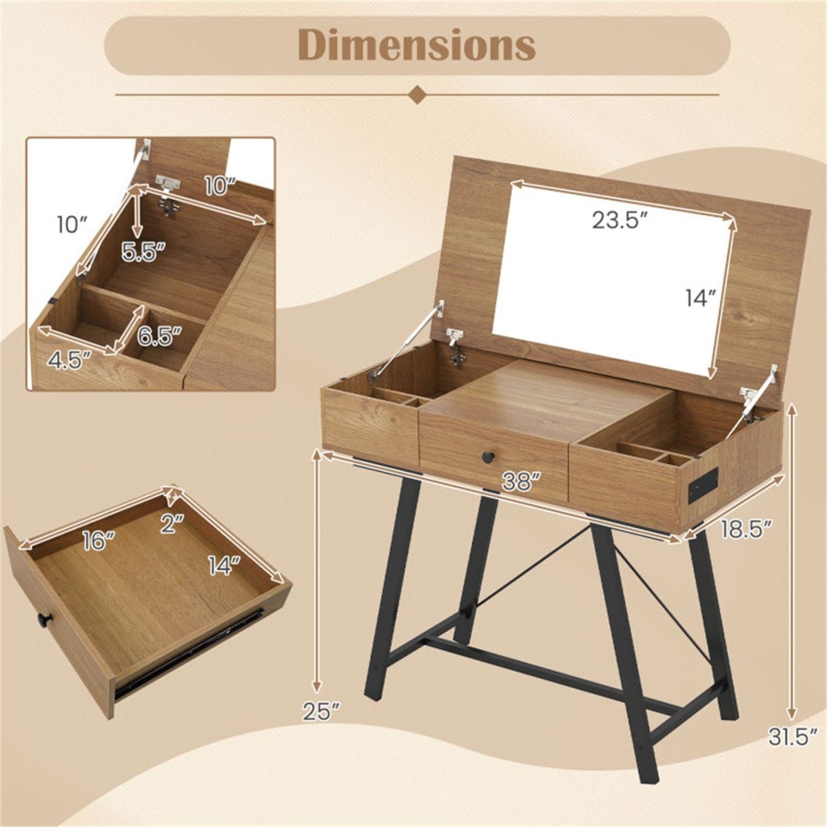 JUSHUA PQ-7RM6LP desks - View #6