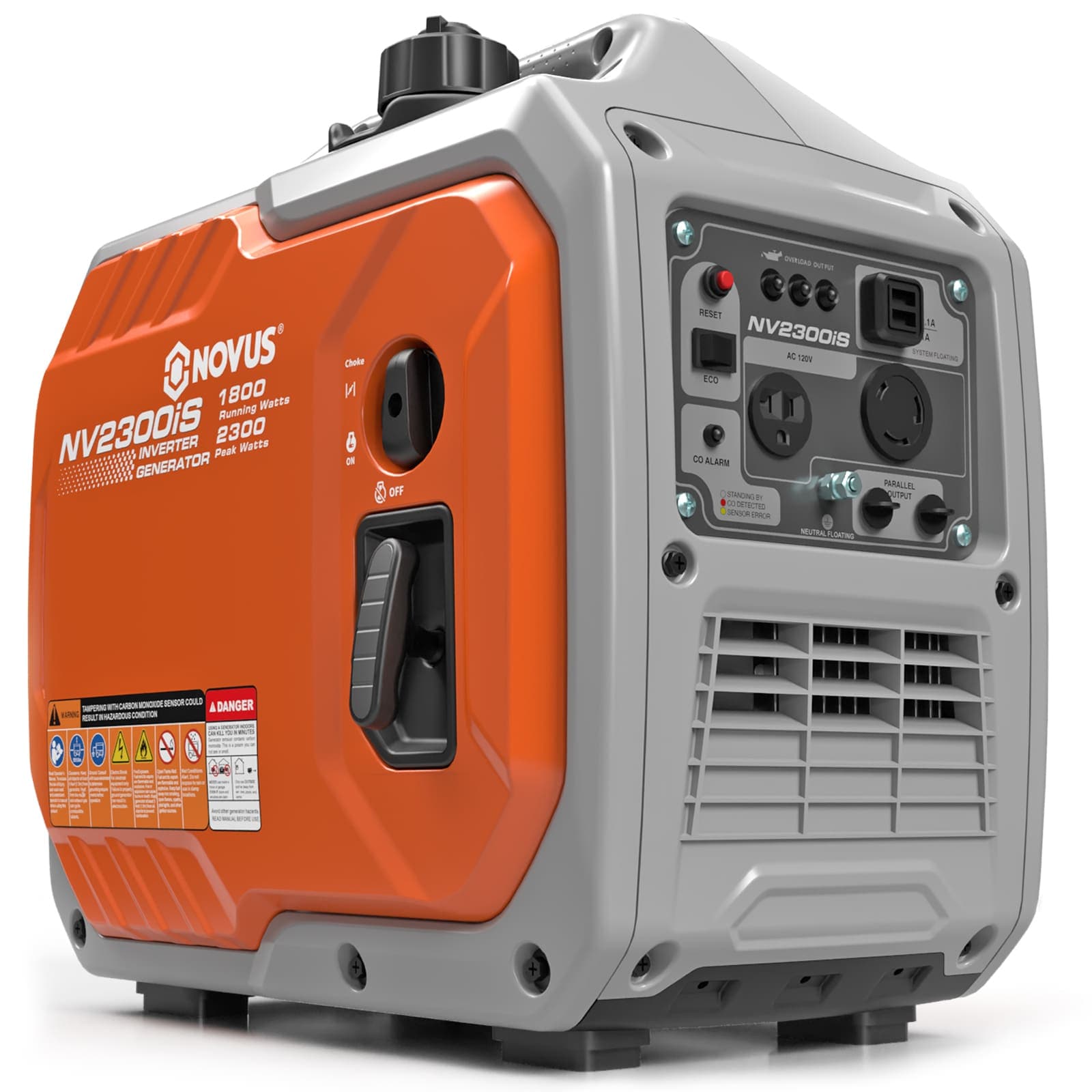 Novus NV2300IS 2300W Inverter Generator with CO Sensor