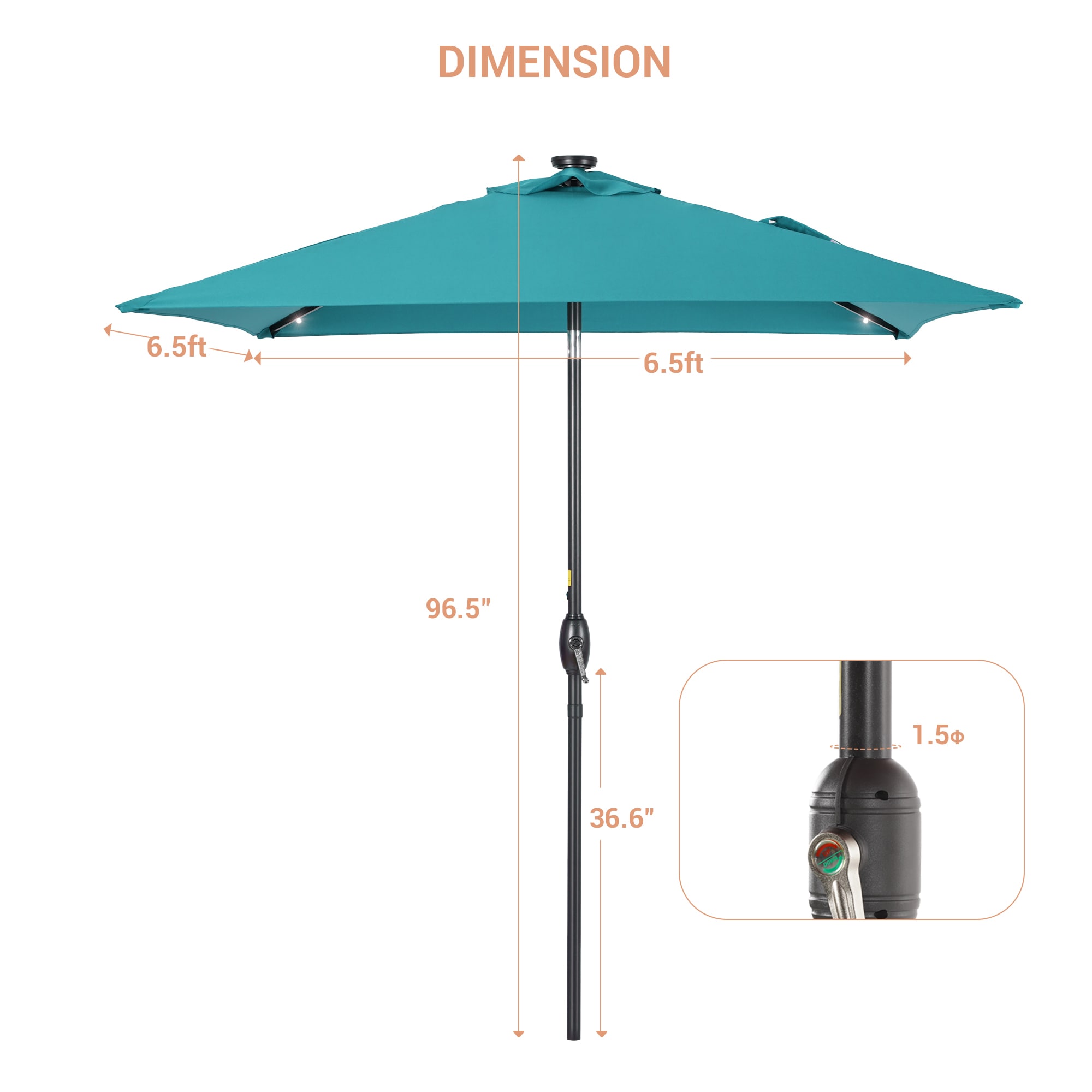 ACEGOSES LW-LED200LB Umbrellas-2 - View #7
