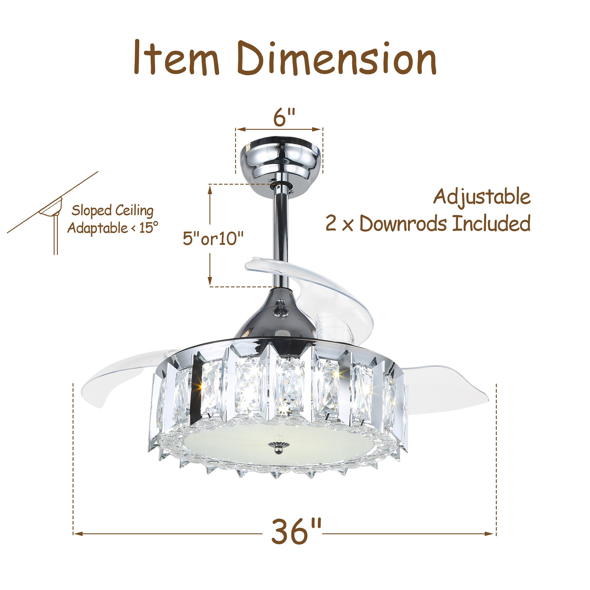 Bella Depot BD3656-C Ceiling-Fans - View #9